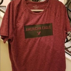 American Eagle red shirt men’s size large NWOT